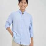 Áo sơ mi nam dài tay dáng suông
