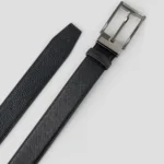 Thắt Lưng Nam Khoá Cài Kim Loại Viền Vuông