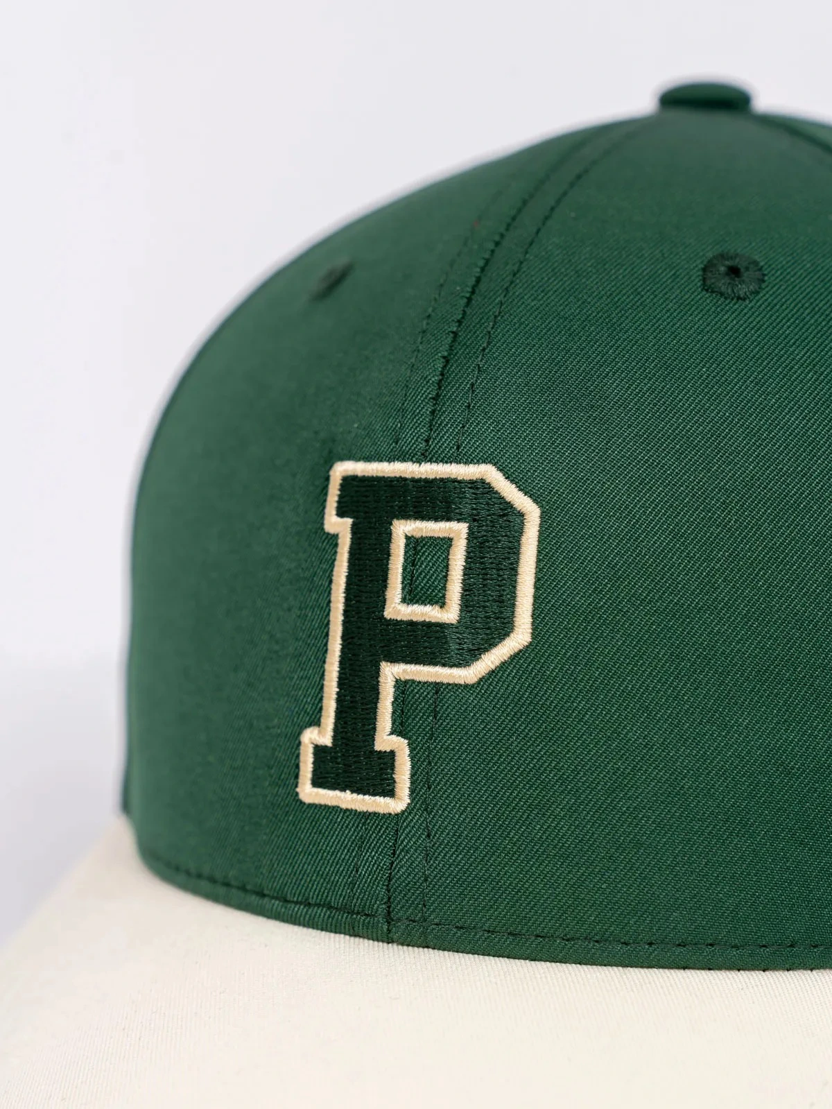 Mũ Lưỡi Trai Phối Màu Thêu Chữ P - Ảnh 3