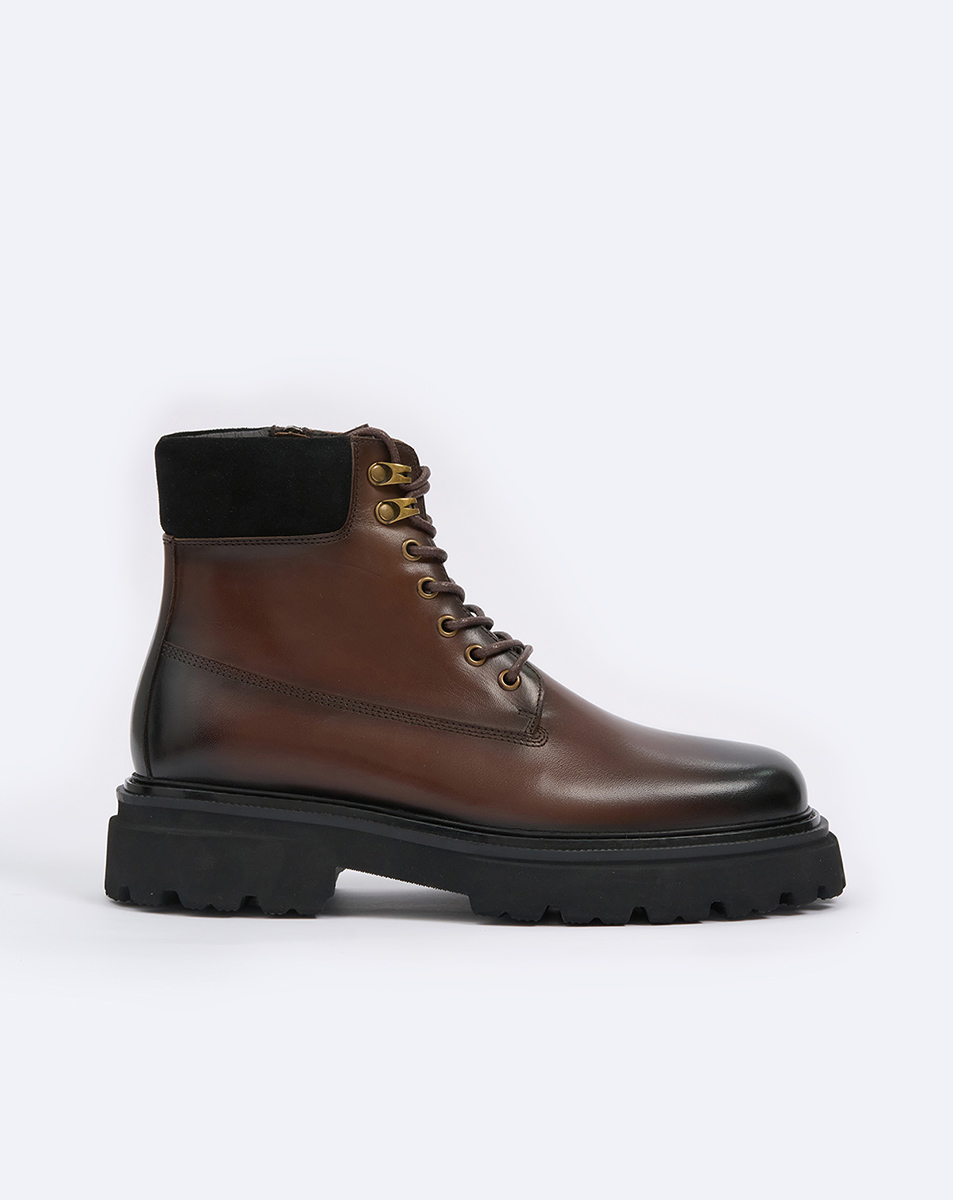 Giày Combat Boot đế Chunky GNLAKX888-1-N - Ảnh 2